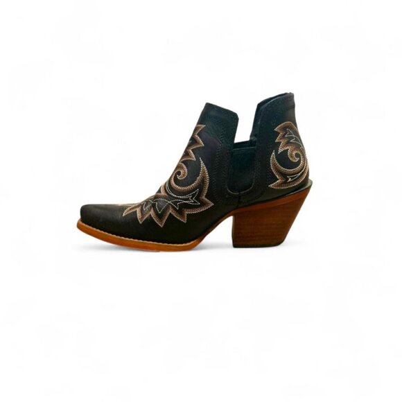 DURANGO WOMEN'S CRUSH™ RAVEN BLACK WESTERN BOOTIES DRD0402 size 6 - Picture 3 of 7